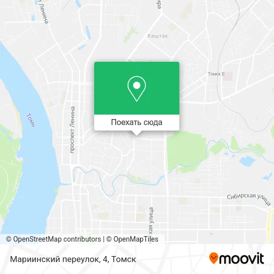 Карта Мариинский переулок, 4