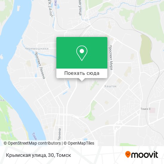 Карта Крымская улица, 30