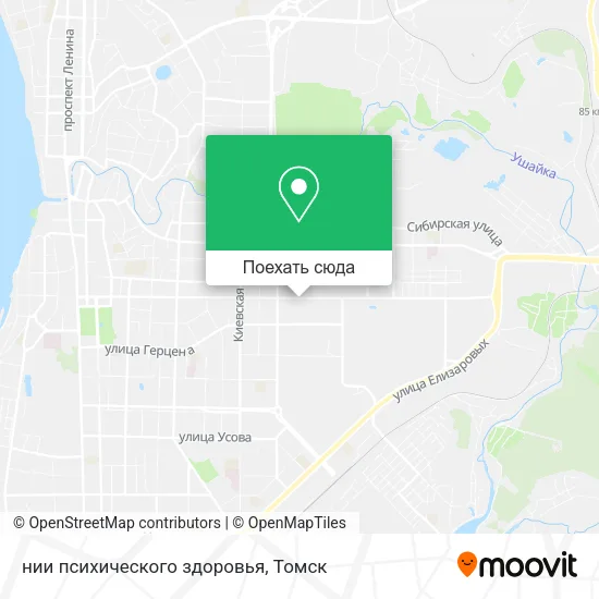 Карта нии психического здоровья