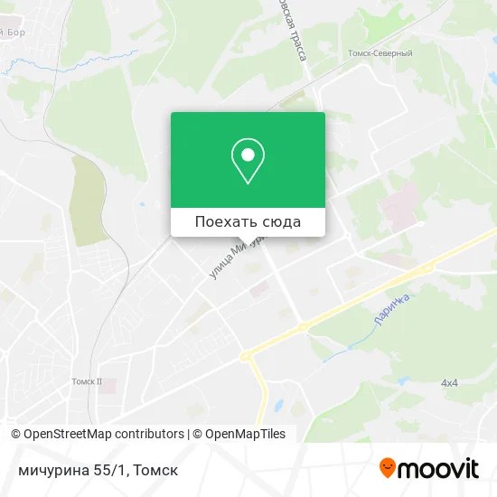 Карта мичурина 55/1