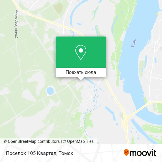 Карта Поселок 105 Квартал