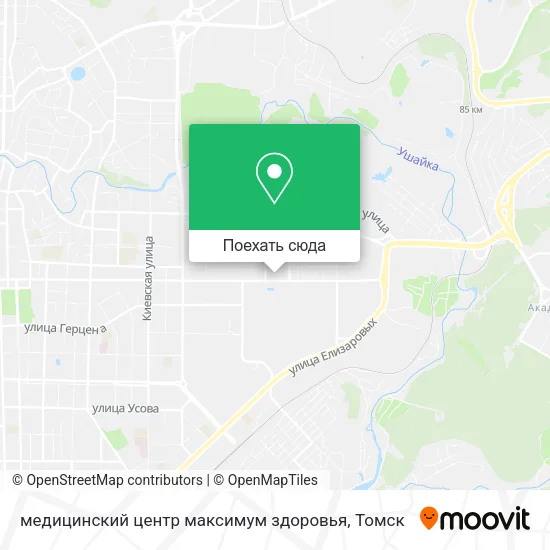Карта медицинский центр максимум здоровья