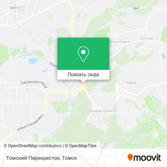 Карта Томский Перекресток