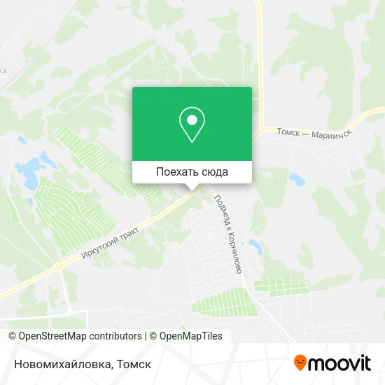 Карта Новомихайловка