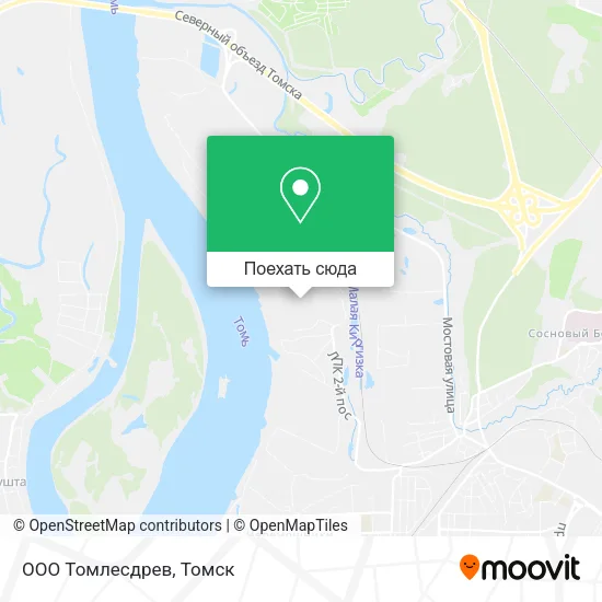 Карта ООО Томлесдрев