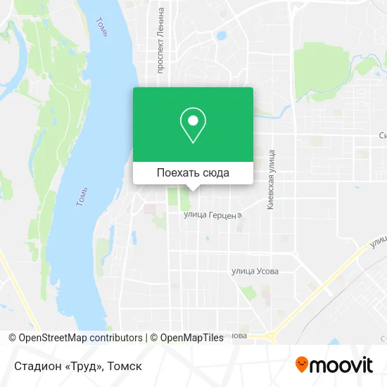 Карта Стадион «Труд»