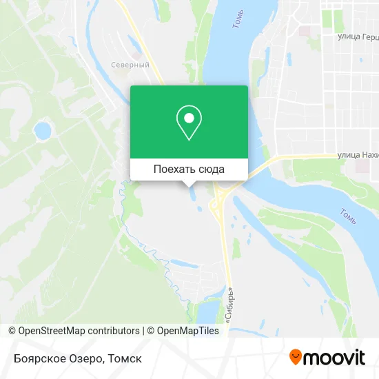 Карта Боярское Озеро