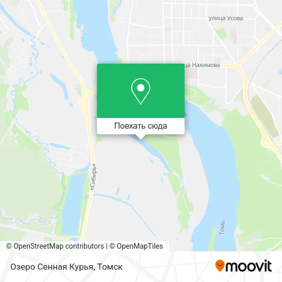 Карта Озеро Сенная Курья