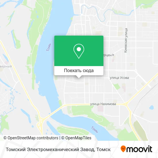 Карта Томский Электромеханический Завод