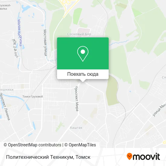 Карта Политехнический Техникум