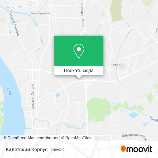 Карта Кадетский Корпус