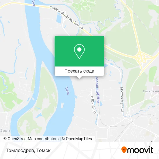 Карта Томлесдрев