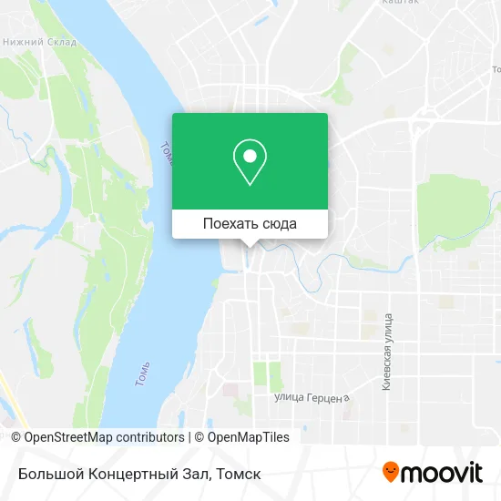 Карта Большой Концертный Зал