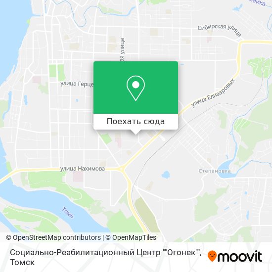 Карта Cоциально-Реабилитационный Центр ""Огонек""