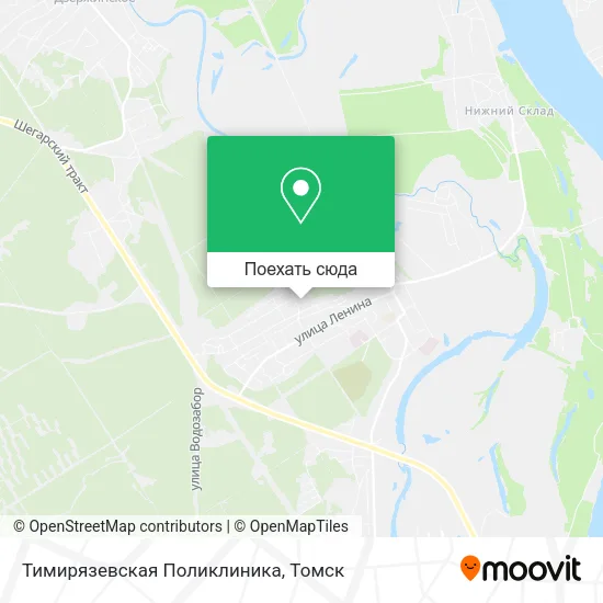 Карта Тимирязевская Поликлиника