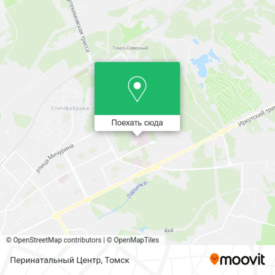 Карта Перинатальный Центр