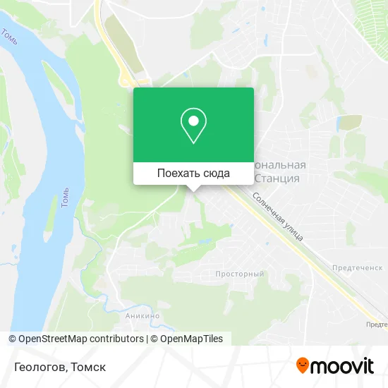 Карта Геологов