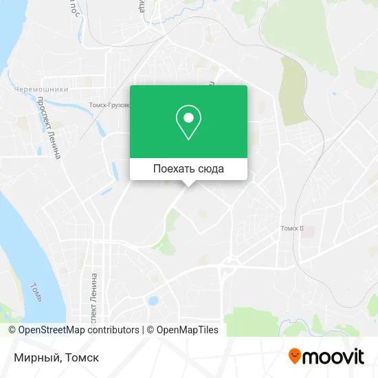 Карта Мирный