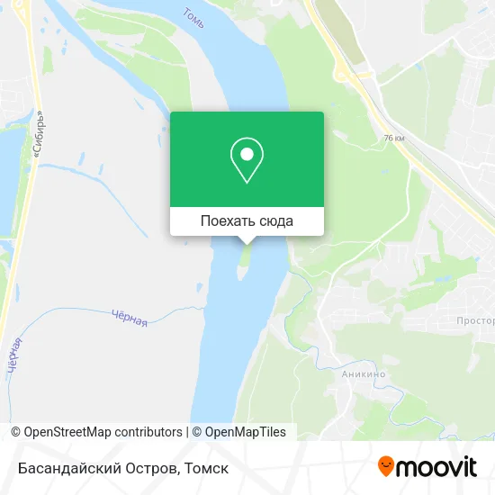 Карта Басандайский Остров