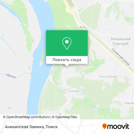 Карта Аникинская Заимка