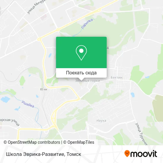 Карта Школа Эврика-Развитие