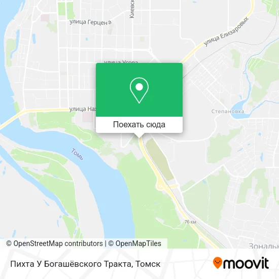 Карта Пихта У Богашёвского Тракта