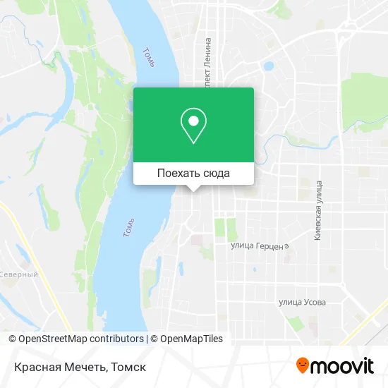Карта Красная Мечеть