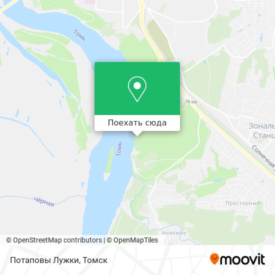 Карта Потаповы Лужки