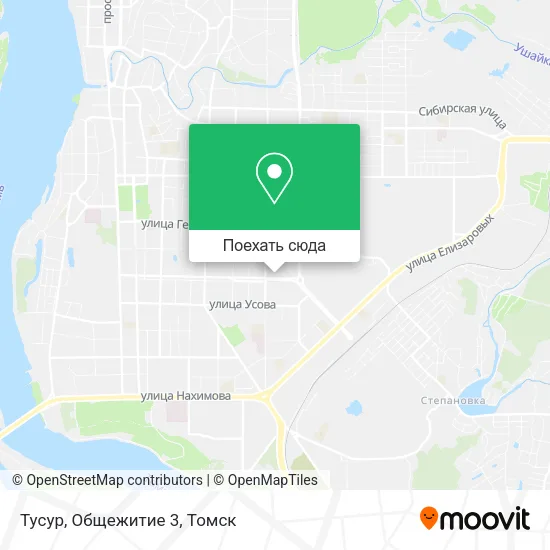 Карта Тусур, Общежитие 3