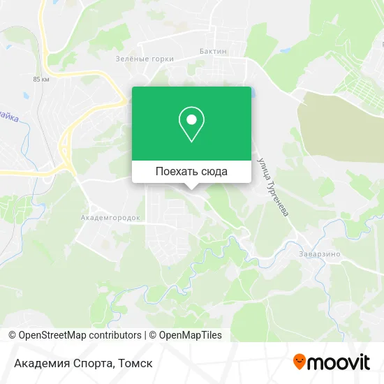 Карта Академия Спорта