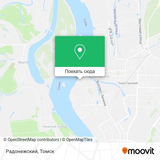 Карта Радонежский