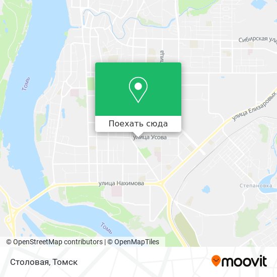 Карта Столовая