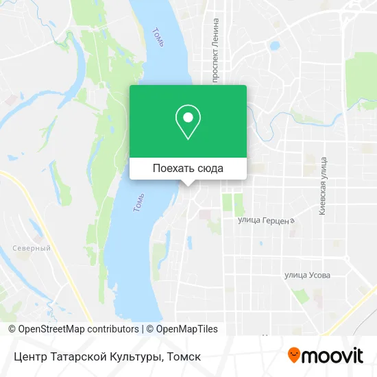 Карта Центр Татарской Культуры