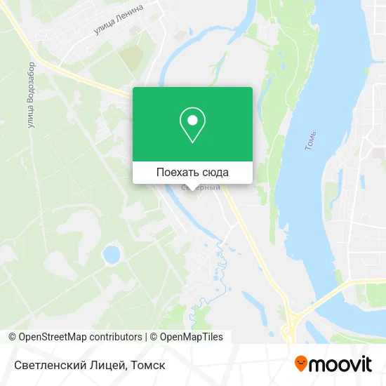 Карта Светленский Лицей