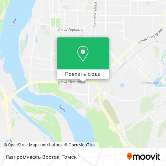 Карта Газпромнефть-Восток