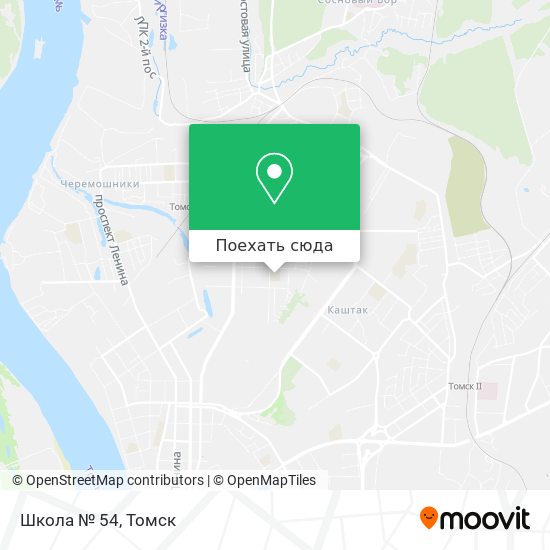 Карта Школа № 54