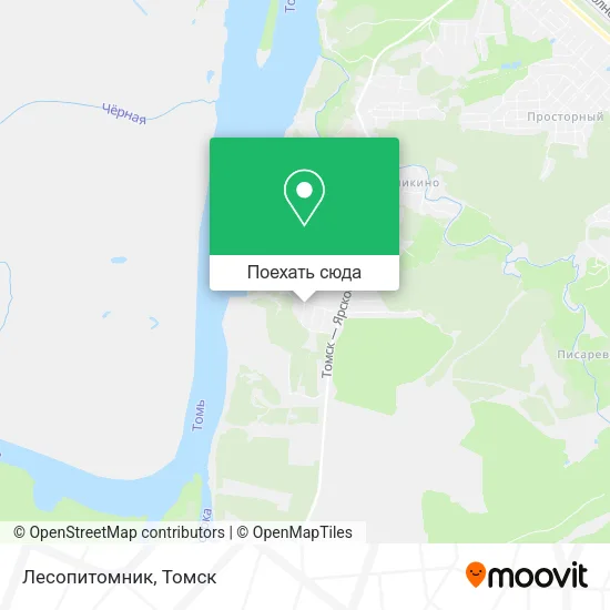 Карта Лесопитомник