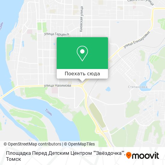 Карта Площадка Перед Детским Центром ""Звёздочка""