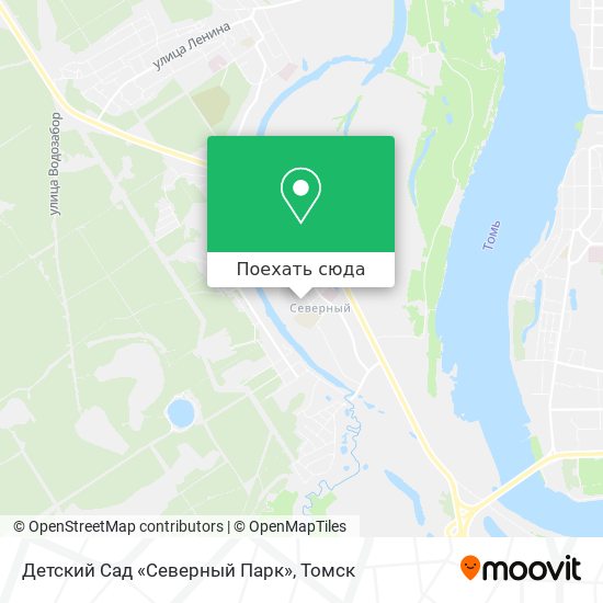 Карта Детский Сад «Северный Парк»