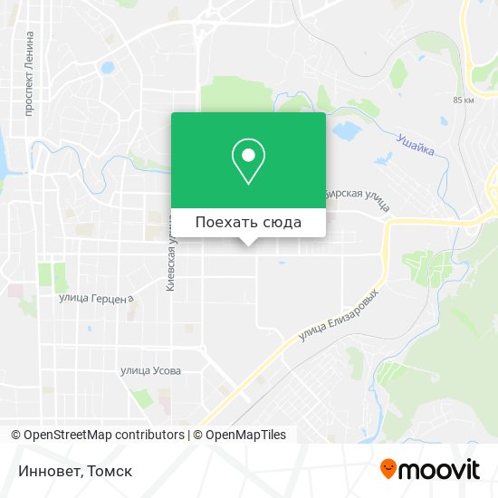 Карта Инновет