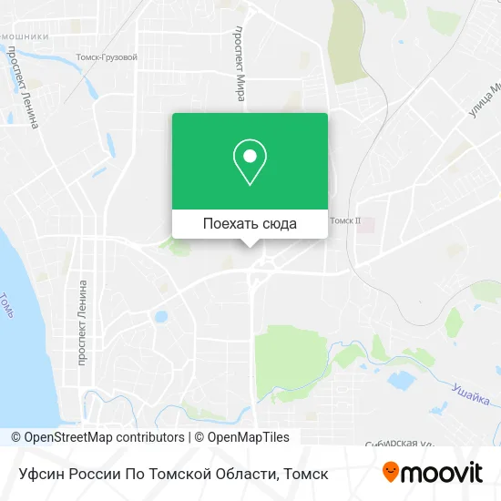 Карта Уфсин России По Томской Области