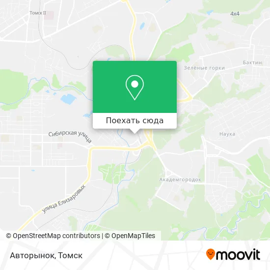 Карта Авторынок
