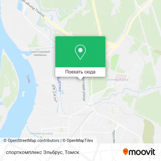 Карта спорткомплекс  Эльбрус