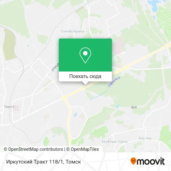 Карта Иркутский Тракт 118/1