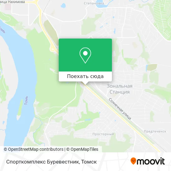 Карта Спорткомплекс Буревестник