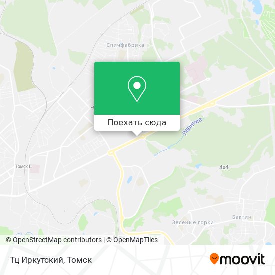 Карта Тц Иркутский