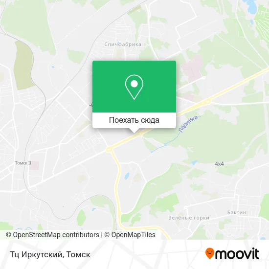 Карта Тц Иркутский