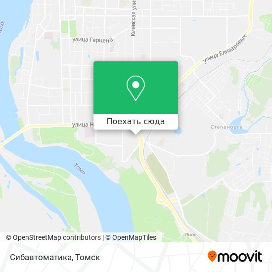 Карта Сибавтоматика
