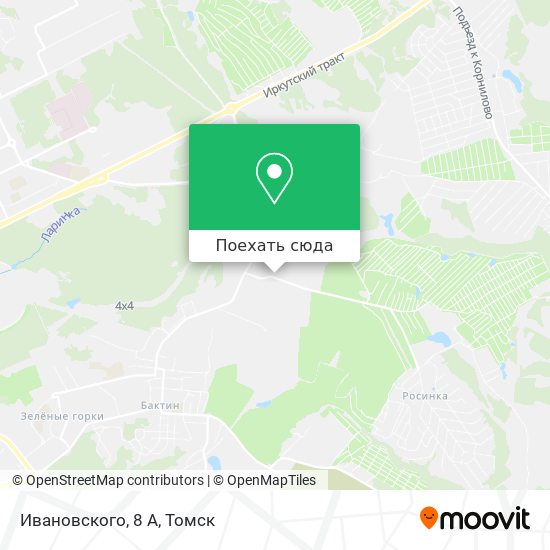 Карта Ивановского, 8 А