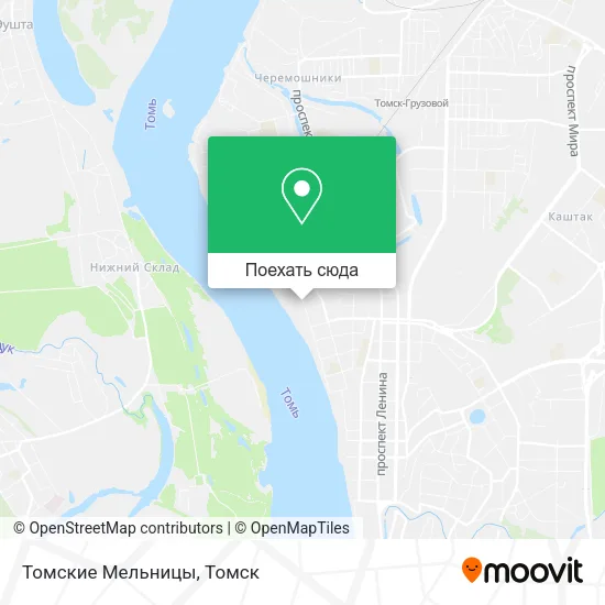 Карта Томские Мельницы